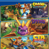 7 JUEGOS EN 1 Crash Bandicoot N Sane Trilogy + Spyro Reignited Trilogy + Crash Team Racing Nitro Fueled PS4 1 Crash Spyro Tripe Play Bundle PS4