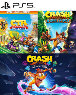 5 EN 1 CRASH BANDICOOT CRASHIVERSARY BUNDLE - PS5
