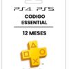 PSN PLUS 12 MESES ESSENCIAL CODIGO PARA CANJEAR ( USA )