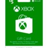 XBOX GIFT CARD 5$ USA 1 XBOX GIFT CARD 5$ USA