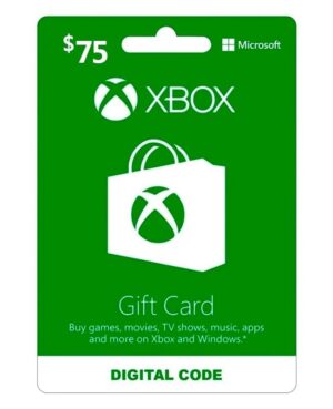 XBOX GIFT CARD 75$ USA