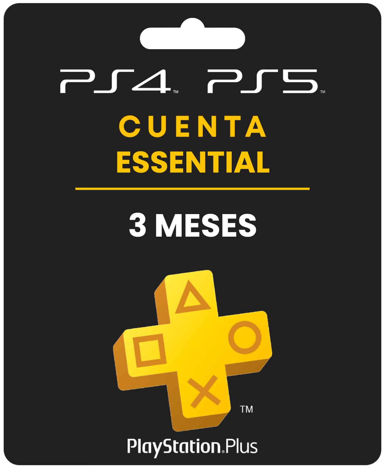 PSN PLUS 3 MESES CUENTA ESSENCIAL PSN PLUS 3 MESES CUENTA ESSENCIAL