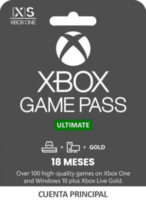 XBOX GAME PASS ULTIMATE SUSCRIPCIÓN DE 18 MESES CUENTA PRINCIPAL