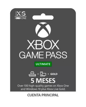 XBOX GAME PASS ULTIMATE SUSCRIPCIÓN DE 5 MESES CUENTA PRINCIPAL