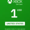 XBOX GIFT CARD 1$ USA 2 Gift Card Xbox one dolar gameforever