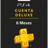 PSN PLUS DELUXE 6 MESES PS4 1 PSN PLUS DELUXE 6 MESES CUENTA PRINCIPAL PS4